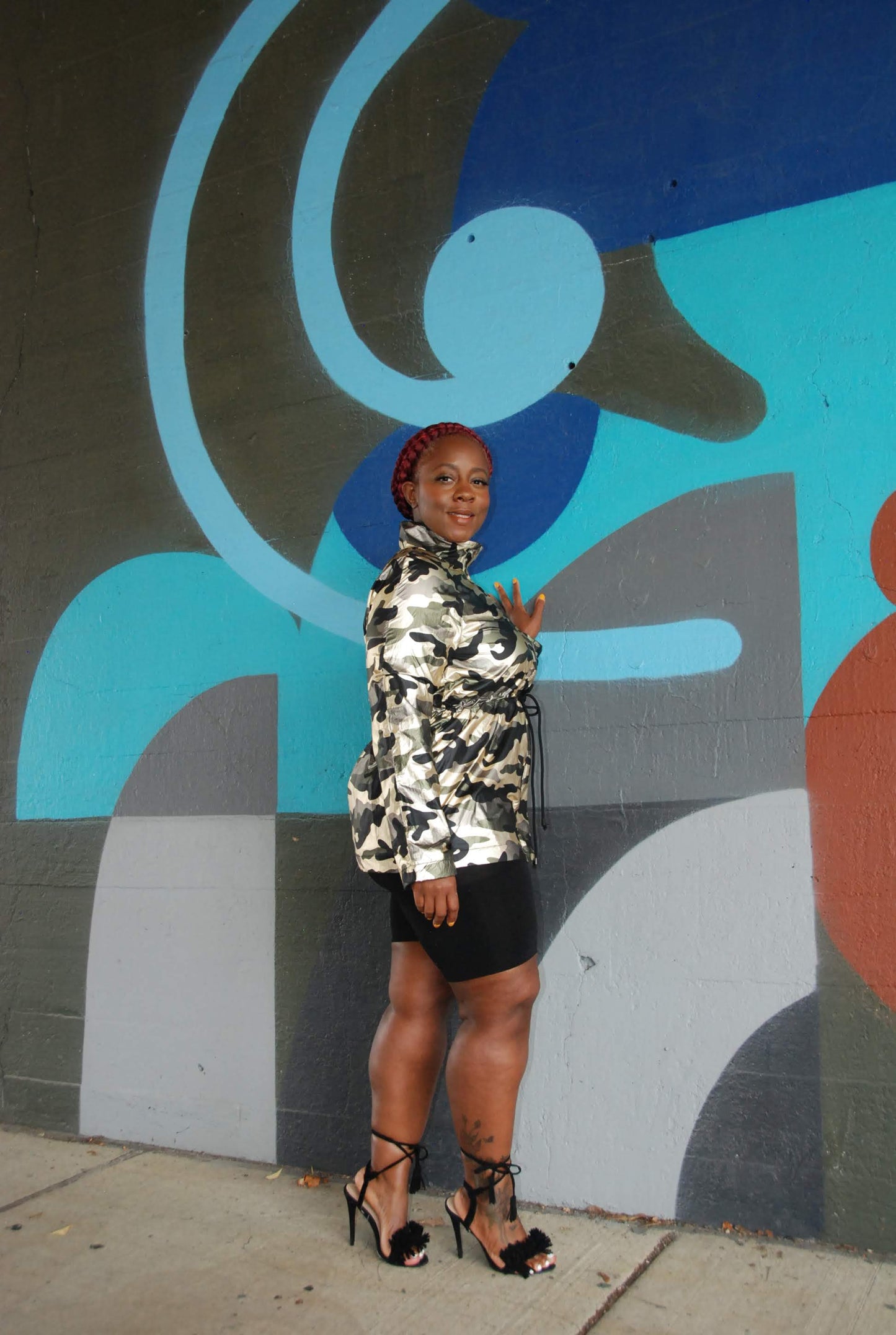"Camo Shine" - Time Chic Boutique